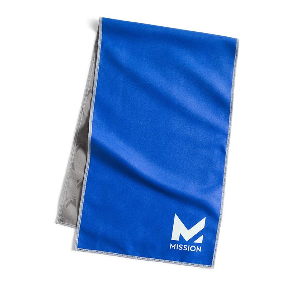 NWT Mission Original Cooling Towel – Mission Blue, UPF 50, 2-Hour Cooling